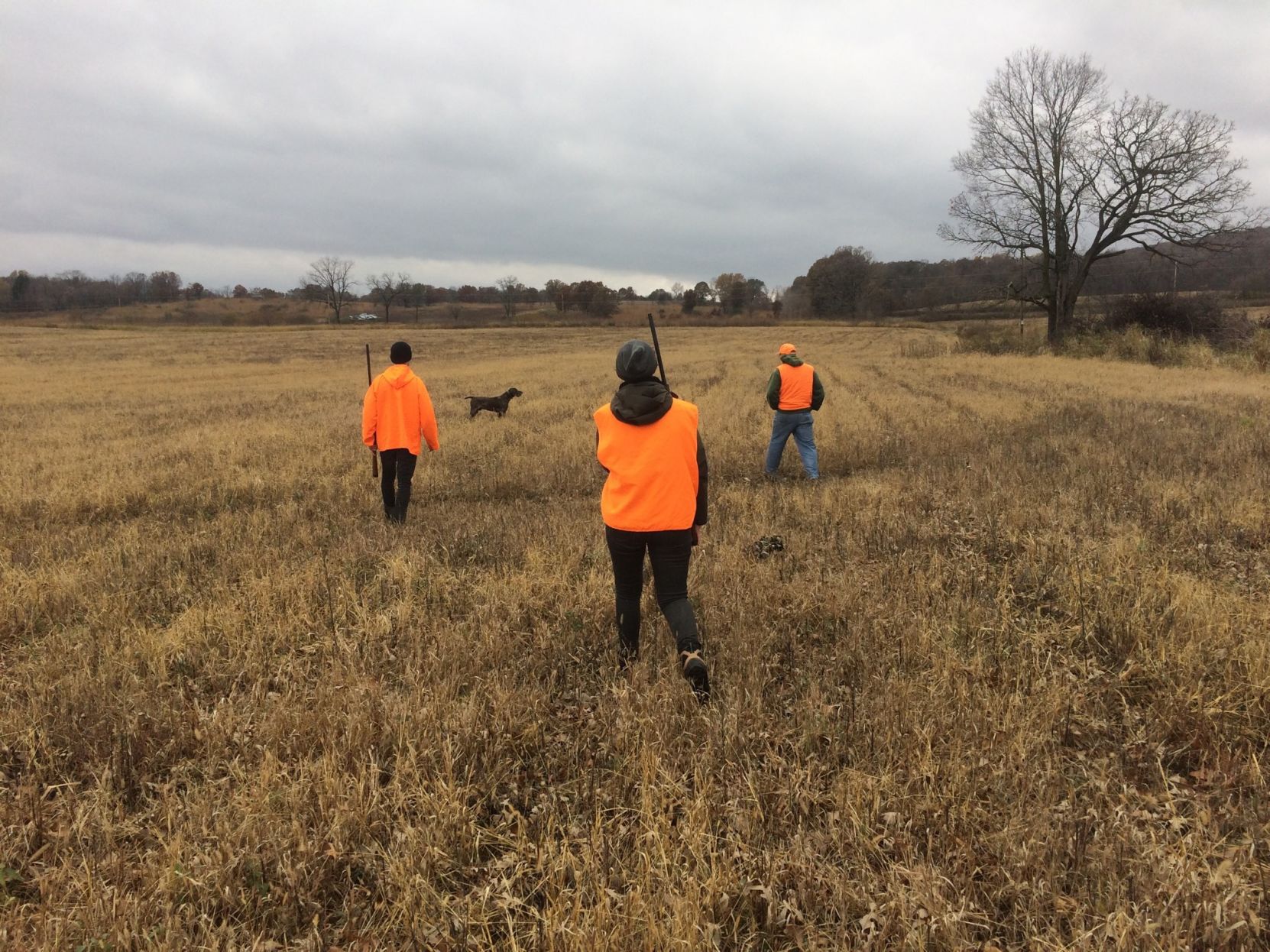 Bryna and Jake hunting
